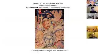 Recognition of 2 Peace Poster Winners