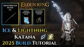 Dragonscale Blade Frost and Lightning Katana Elden Ring - Best Build 2025 Tutorial & Location