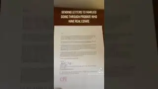 Utah probate letter!