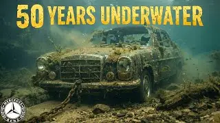 ASMR Car Restoration | Abandoned Mercedes-Benz W114 Recovered from a Dark River | Full Rebuild