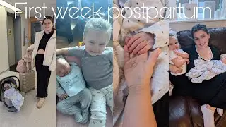 The first week postpartum as a single second time mum to a newborn and 2 year old 🩷
