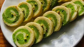 Kaju pista rolls || కాజూ పిస్తా రోల్స్ ‌|| kaju pista rolls recipe in telugu ||