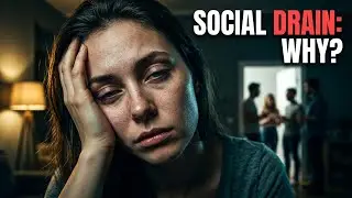 The Psychology of People Who Feel Drained After Socializing #psychology #mentalhealth #shorts