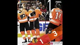 The Experiment Line notches all 3 goals, as Flyers beat Chicago 3-1