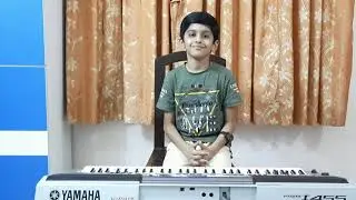 Ashwin Rajesh got 78 marks with merit in online grade 3 practical trinity  exam