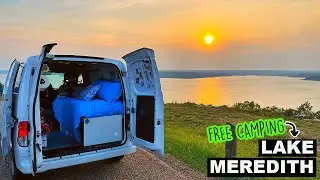 FREE Texas Camping With A View:   Lake Meredith's Fritch Fortress