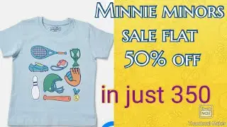 Minnie minors sale flat 50% off || kids boys collection ||at very reasonable price