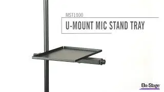 U-Mount Mic Stand Tray | MST1000