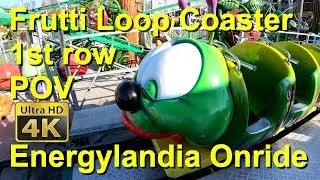 Frutti Loop Coaster POV - Energylandia Amusement Park Poland &ndash; Owocowy Ogr&oacute;d Onride POV (4K) 2019
