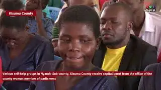 Nyando self-help groups receive capital boost from county woman MP's office
