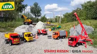 Mercedes Benz Actros LENA Spielzeug Kipper Spielauto [Muldenkipper f&uuml;r Kinder ab 3 Jahre] 2019
