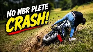 BIKE CRASH 😰 || NO NUMBER PLATE ❌ NO LOOKING GLASS ❌ || GF BF KO DATTING GUNDU CHOUR AIRPLANE CRASH