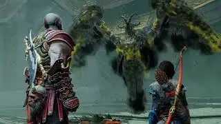 God of War 4 kratos set de ares VS Valkyria Kara (modo hard)