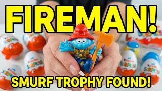 SMURFS Kinder Surprise Chocolate eggs opening