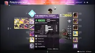 Taking the adept immortal for a spin ☠️