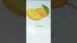 fruits name with spelling #mango #school #firstlearning #fruitsname #shorts #read #learn