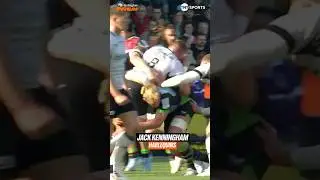 Tackled & hammered backwards!