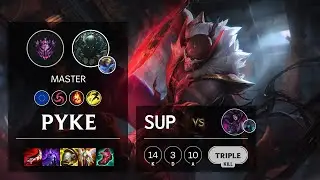 Pyke Support vs Morgana - EUW Master Patch 11.16