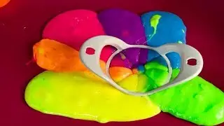 TESTANDO COLAS COLORIDAS NEON RADEX PARA FAZER SLIME