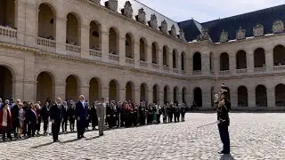 📍Paris - Ceremonia e nderimeve ushtarake të pritjes🇦🇱🤝🇫🇷