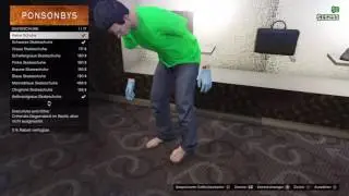 GTA V Body Hack Glitch crew T-Shirt und Flughelm