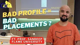 Does Bad profile hamper placements ft. Prof Sandeep FLAME  University Pune