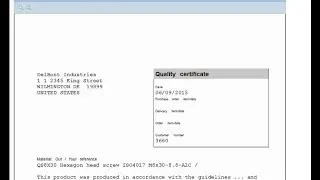 SAP Outbound COA Processing
