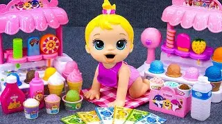 36 Minutes Satisfying with Unboxing Kitchen Playset, Cute Ice Cream Shop | Review Toys