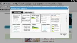 RV Site Builder - Using layout templates