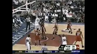 Arvydas Sabonis Abused by Elton Brand and Wang Zhizhi (2003)