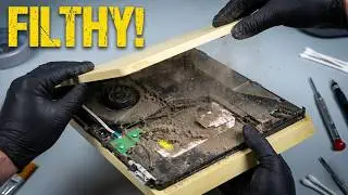 Реставрация грязного белого PS4 Fat за $80 | Ремонт привода и чистка ASMR