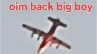 9MINS of firefighting aircraft flying over me nans  house 6:59 of video  BMBR140 hercules read desc)