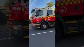 FRNSW SEV STP17 acting as Rescue Pumper 062 Bankstown responding