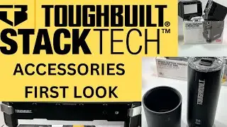 TOUGHBUILT STACKTECH ACCESSORIES FIRST LOOK!!, #toughbuilt, #stacktech, #thetiminatorthetoolman