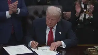President Trump signs government funding bill, ending shutdown after a record 43-day disruption