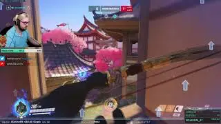 HANZO MAIN - ARRGE ! HANZO  OVERWACTH GAMEPLAY SEASON 23