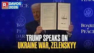 LIVE: U.S. President Donald Trump Speaks on Ukraine war, Meeting with Zelenskyy | Davos | WEF 2026