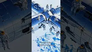 Gigantic orbital complex #shorts #megastructure #spacearchitecture #scifiart #futureisfun #epic