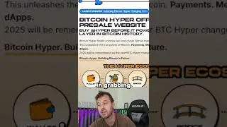 BITCOIN HYPER IS HUGEE!!! 🔥🔥🔥 #crypto #bestaltcoins
