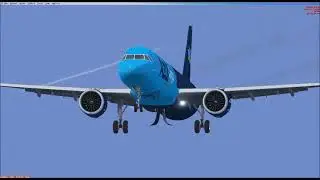 AIRBUS A321 NEO AZUL CARGO POUZO ILS FSX P3D