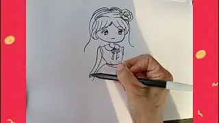 Drawing chibi princess