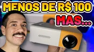 MINI PROJETOR YG300 O MAIS BARATO DA SHOPEE | ANÁLISE COMPLETA SERÁ QUE VALE A PENA?