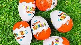 Opening Kinder Eggs | ASMR Video | DC Playmobil Collectibles