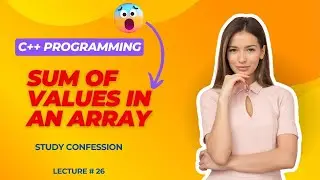 c++ program to calculate sum of array elements: learn coding