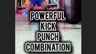Deadly MMA Kick Punch Combo for Knockouts | Sanda Fighter Moves #mma #mmatraining #power#combination
