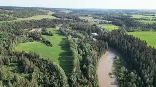 LITTLE RED DEER RIVER NEAR ELKTON VALLEY CAMPGROUND- JUNE 22 2025.