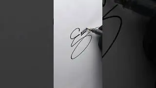 Handwriting signature making tutorial #signature #handwriting #howto