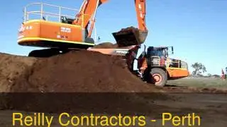Reilly Contractors Perth - Excavator Action