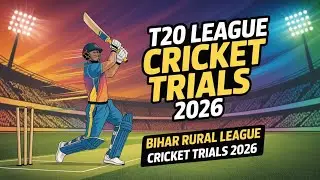 T 20 League Cricket Trials 2026 || Bihar Rural League || Cricket Trials 2026
