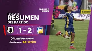 T&eacute;cnico Universitario 1 - 2 Delf&iacute;n SC / Fecha 14 / LigaPro Ecuabet conectada por Xtrim